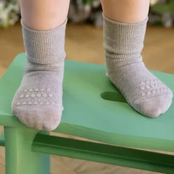 Gobabygo Bambus Non-Slip Sokker 0-6Mdr. - Sand