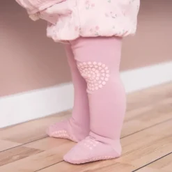 Gobabygo KravleStrømpebukser 12-18Mdr. - Dusty Rose