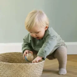 Gobabygo KravleStrømperbukser 0-6Mdr. - Sand