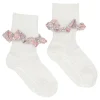 Gobabygo Non-Slip Sokker I Bambus Liberty 2-3Y Off White