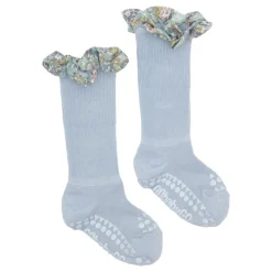 Gobabygo Non-Slip Sokker I Bambus Liberty 6-12M Sky Blue