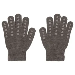 Gobabygo Uld Non-Slip Handsker 2-3Ar - Brown Melange