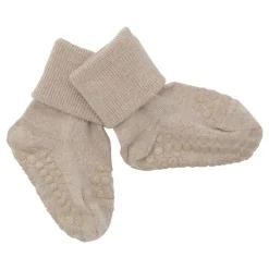 Gobabygo Uld Non-Slip Sokker 6-12Mdr. - Sand