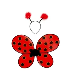 Gp Ladybug Wings & HeadBånd