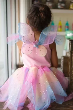 Great Pretenders Rainbow Fairy Kjole, Str.5-6 Ar