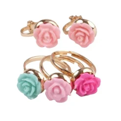 Great Pretenders Rose Ring & Clips Oreringe