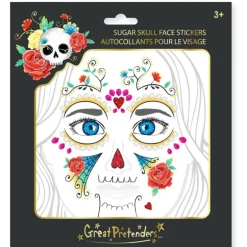 Great Pretenders Sugar Skull AnsigtsKlistermærker