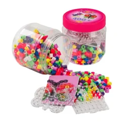 Hama Maxi 400+ Perler + 2 Plader - Pink
