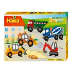 Hama Midi Perler - Construction Vehicles