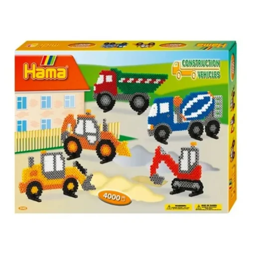 Hama Midi Perler - Construction Vehicles