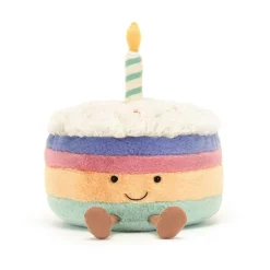 Jellycat Amuseable Regnbue Lagkage, 26 Cm