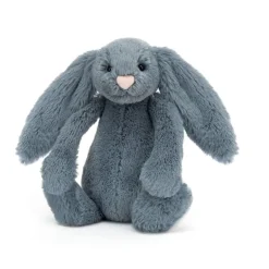 Jellycat Bashful Kanin, Dusky Blue Lille 18 Cm