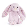 Jellycat Bashful Kanin, Jasmine Blossom Mellem 31 Cm
