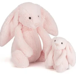 Jellycat Bashful Kanin, Lyserod, Mellem 31 Cm