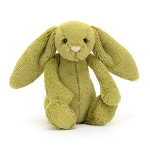 Jellycat Bashful Kanin, Moss Lille 18Cm.