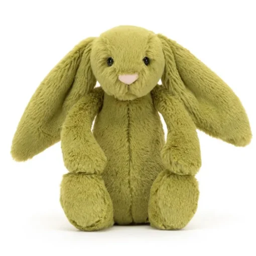 Jellycat Bashful Kanin, Moss Lille 18Cm.
