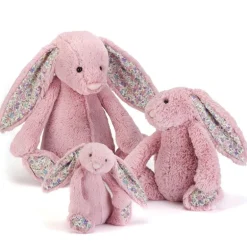 Jellycat Bashful Kanin, Tulip Blossom Mellem 31 Cm