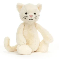 Jellycat Bashful Kat 31Cm, Hvid