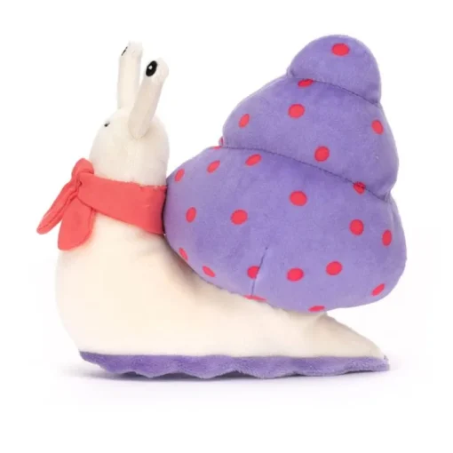 Jellycat Escarfgot Snegl, Lilla 15Cm.