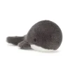 Jellycat Ocean Wavelly Hval, Inky 15 Cm