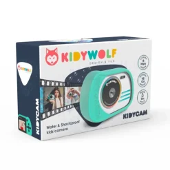 Kidywolf Kidycam Digitalkamera, Cyan