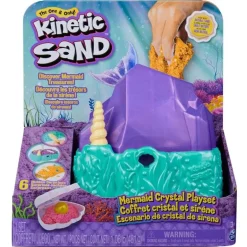Kinetic Sand Mermaid Crystal Playset