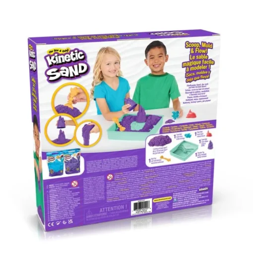 Kinetic Sand Sandbox Set - Purple