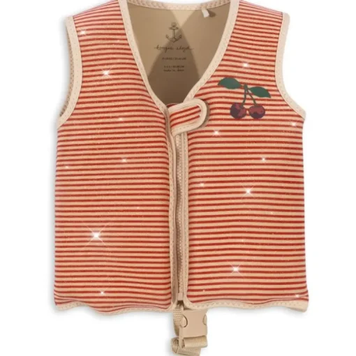 Konges Slojd Float Vest Str.2-3 Ar, Glitter Stripe