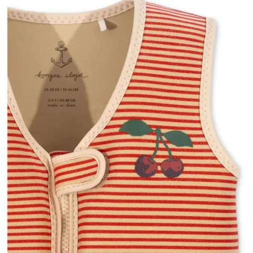 Konges Slojd Float Vest Str.2-3 Ar, Glitter Stripe