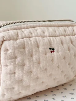 Konges Slojd Lille Quilted Toilettaske, Cameo Rose
