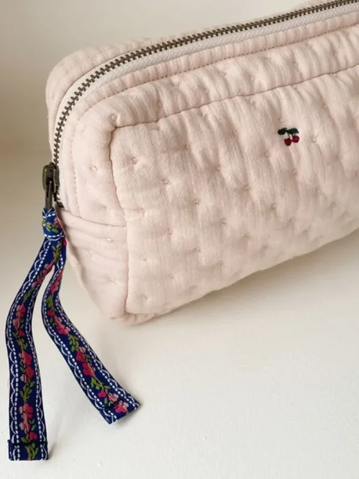 Konges Slojd Lille Quilted Toilettaske, Cameo Rose
