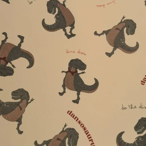 Konges Slojd 10M Gavepapir, Dansosaurus
