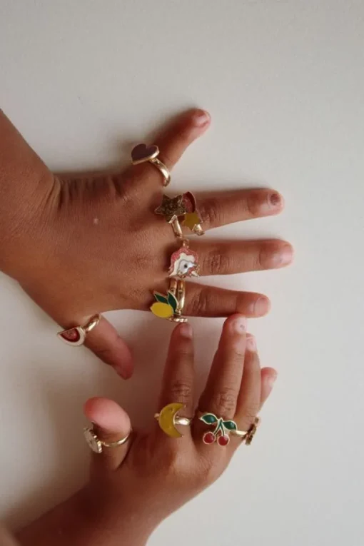 Konges Slojd 12Pk Ringe, Multi Color
