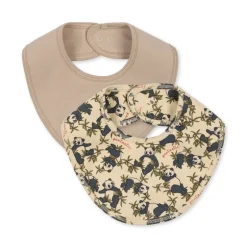 Konges Slojd 2Pk Savlesmaek, Panda/ Oxford Tan