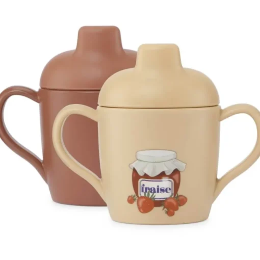 Konges Slojd 2Pk Sippy Cup, Fraise