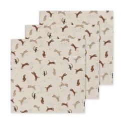 Konges Slojd 3Pk Stofbleer Gots, Roar