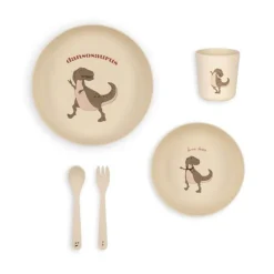 Konges Slojd Pla Dinner Set, Dansosaurus