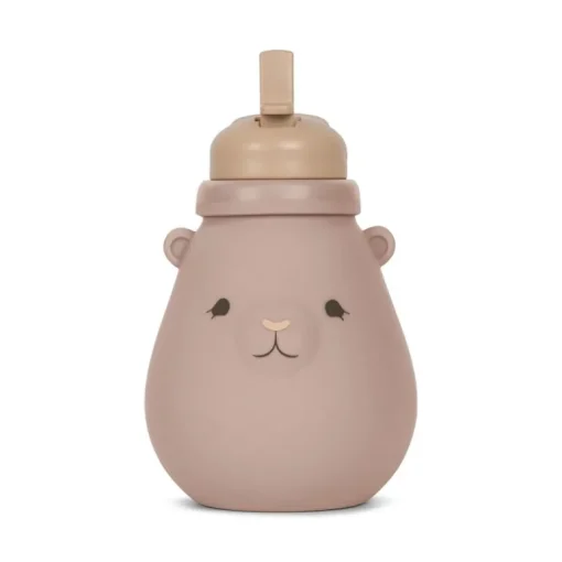 Konges Slojd Silikone Flaske, Teddy/Blush
