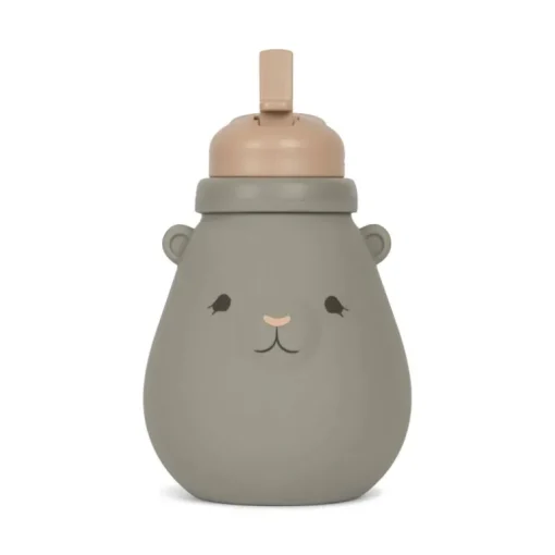 Konges Slojd Silikone Flaske, Teddy/Whale