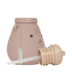 Konges Slojd Silikone Flaske, Teddy/Blush