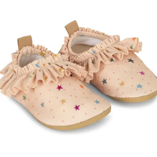 Konges Slojd Twinkle Badesko Str.30-31, Star Multi