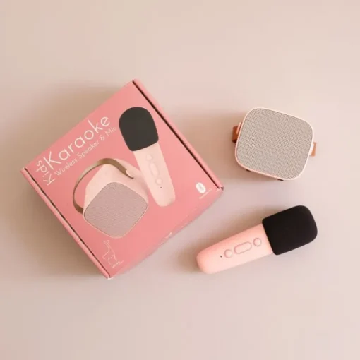 Lalarma Bluetooth Hojtaler Og Mikrofon, Rose