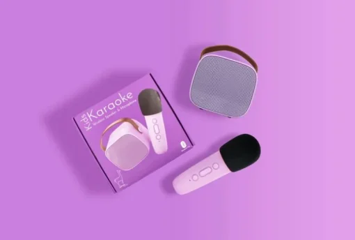 Lalarma Bluetooth Hojtaler Og Mikrofon, Lilla
