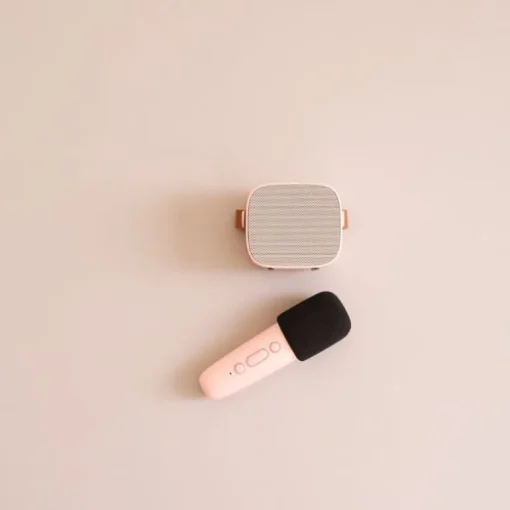 Lalarma Bluetooth Hojtaler Og Mikrofon, Rose