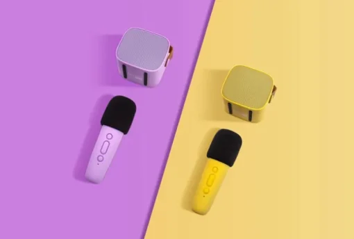 Lalarma Bluetooth Hojtaler Og Mikrofon, Lilla