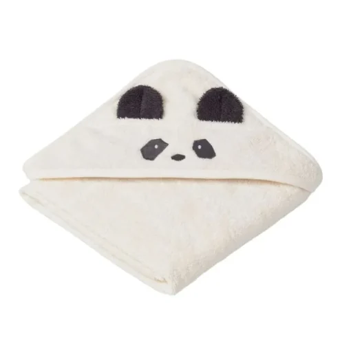 Liewood Albert Baby Handklaede, Panda/Creme
