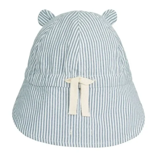 Liewood Gorm Vendbar Solhat Str.3-6Mdr, Stripe/Blue