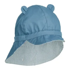 Liewood Gorm Vendbar Solhat Str.3-6Mdr, Stripe/Blue