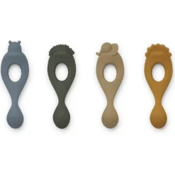 Liewood Liva Skeer 4Pk, Safari/Blue Multi
