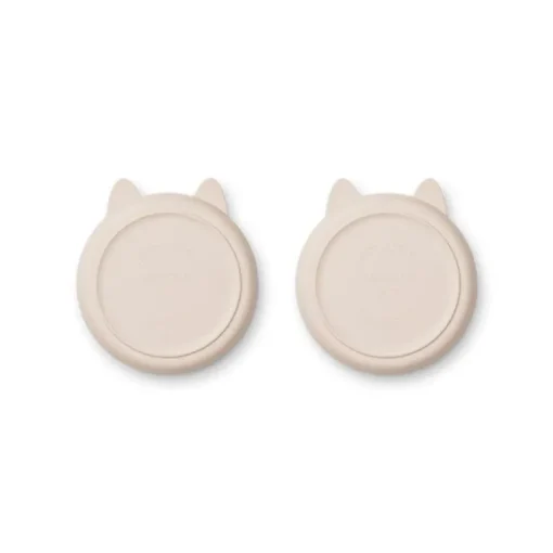 Liewood Mae 2Pk Tallerkner, Rabbit/Sandy